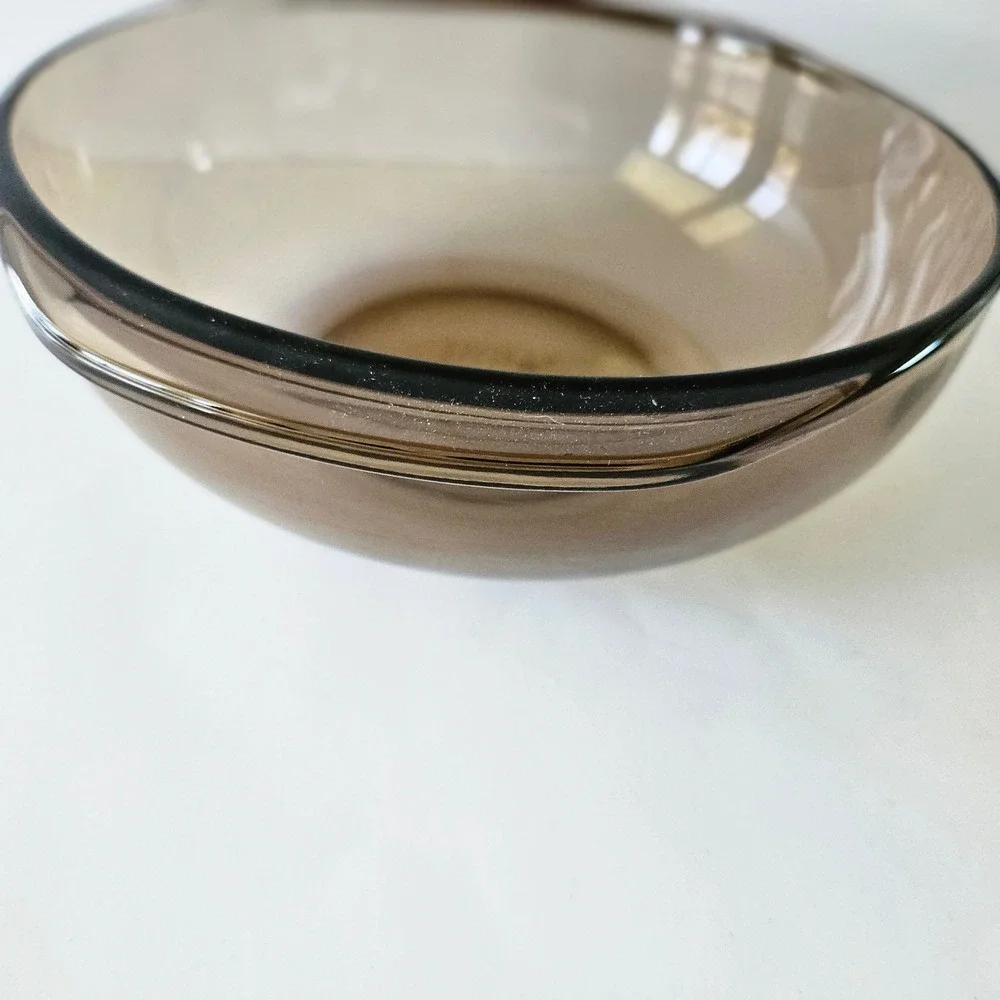 Vtg Pyrex Visions 024 Casserole Dish - 2 Liter Amber Glass NO LID